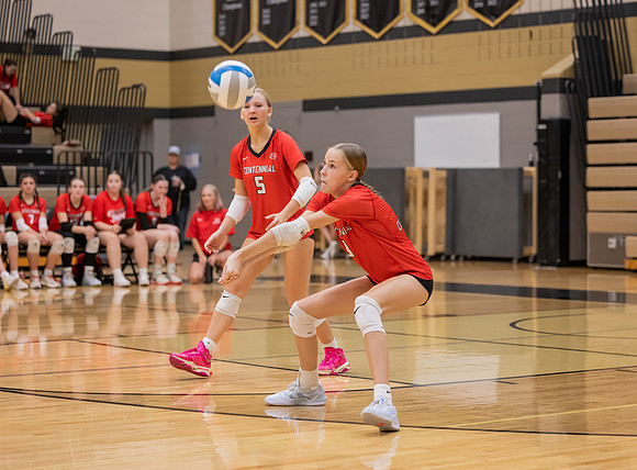 Centennial vs Andover Girls Varsity Volleyball 141