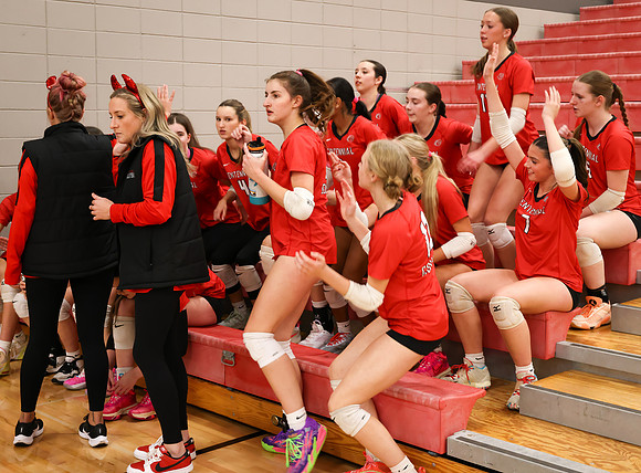 Centennial vs Anoka Girls Varsity Volleyball 22