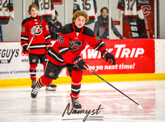 Centennial vs Blaine Varsity Hockey 062