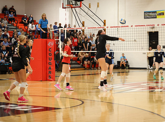 Centennial vs Blaine Girls Varsity Volleyball 186