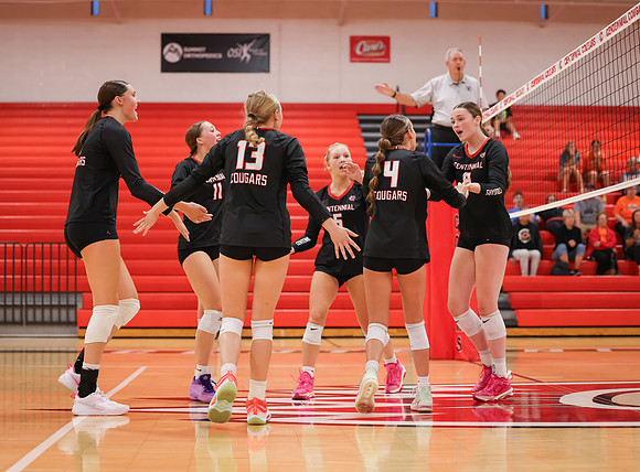 Centennial vs Osseo Girls Varsity Volleyball 87