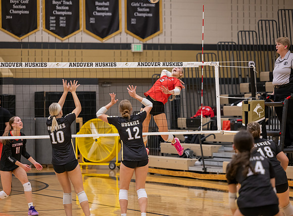 Centennial vs Andover Girls Varsity Volleyball 114