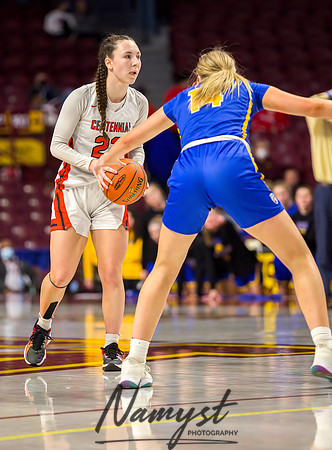 Centennial vs STMA Girls Basketball - State Tournament 205