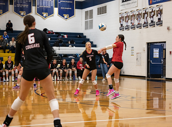 Centennial vs Totino-Grace Girls Varsity Volleyball 143