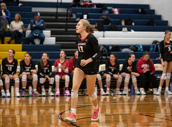 Centennial vs Totino-Grace Girls Varsity Volleyball 147