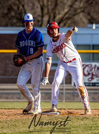 Centennial vs Rogers Varsity Baseball 282