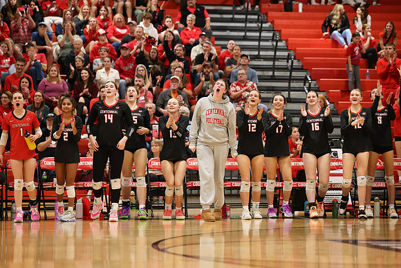 Centennial vs Blaine Girls Varsity Volleyball 245