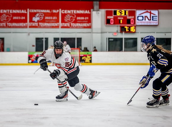 Centennial vs Holy Angels Varsity Hockey 44