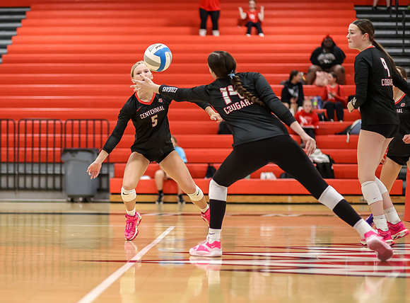 Centennial vs Coon Rapids Girls Varsity Volleyball 82
