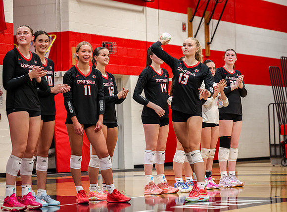 2010 Centennial vs Cambridge-Isanti Girls Varsity Volleyball