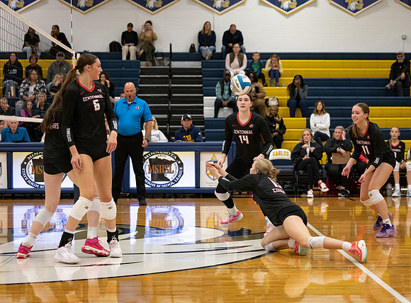 Centennial vs Totino-Grace Girls Varsity Volleyball 150