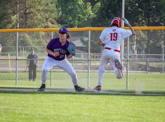 Centennial vs Buffalo Varsity Baseball 350