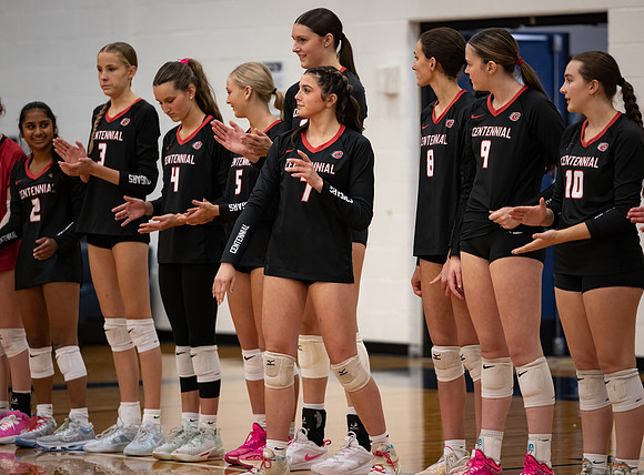 Centennial vs Totino-Grace Girls Varsity Volleyball 11