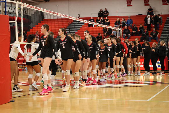Centennial vs Coon Rapids Girls Varsity Volleyball 202