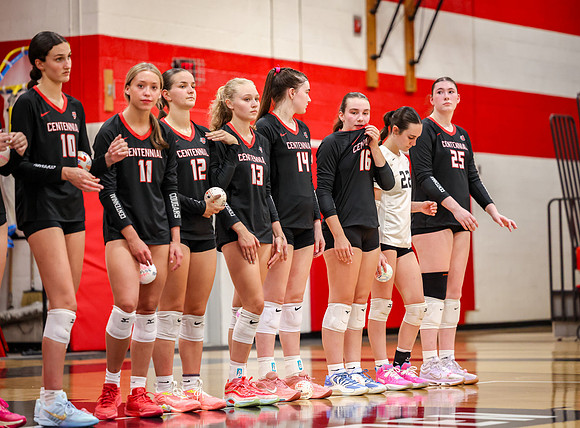 1968 Centennial vs Cambridge-Isanti Girls Varsity Volleyball