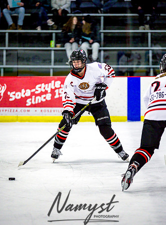 Centennial-Spring Lake Park vs Rogers Girls Varsity Hockey 024