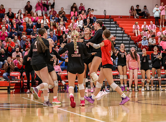 Centennial vs Champlin Park Girls Varsity Volleyball 40