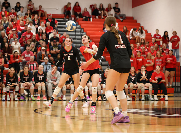 Centennial vs Blaine Girls Varsity Volleyball 273