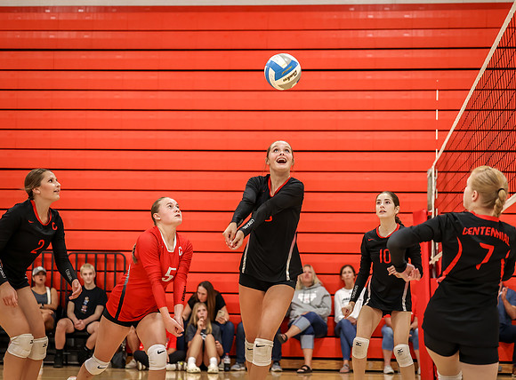 Centennial vs Mounds View Girls B Volleyball 24