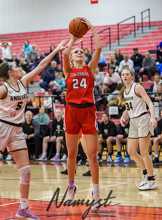 Centennial vs Andover Girls Varsity Basketball 024