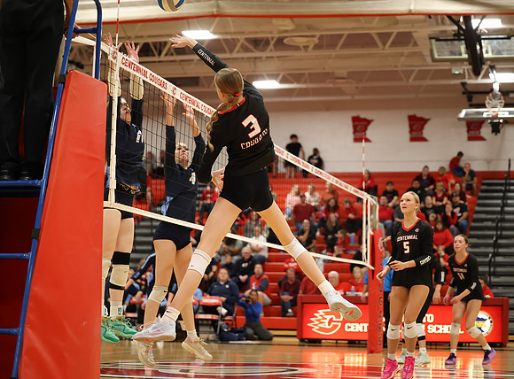 Centennial vs Blaine Girls Varsity Volleyball 201