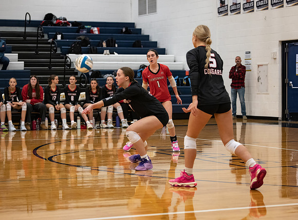 Centennial vs Totino-Grace Girls Varsity Volleyball 40