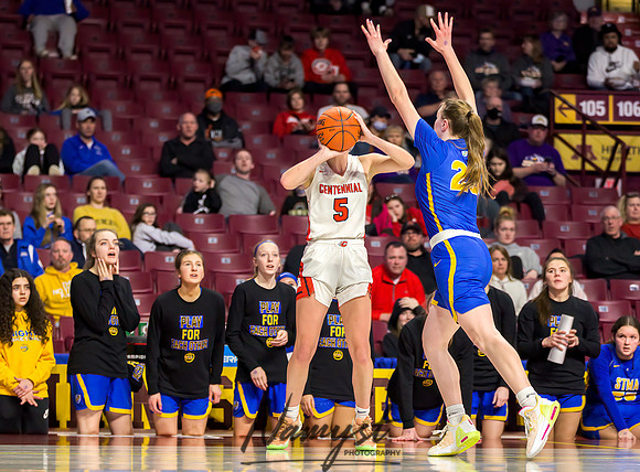 Centennial vs STMA Girls Basketball - State Tournament 128