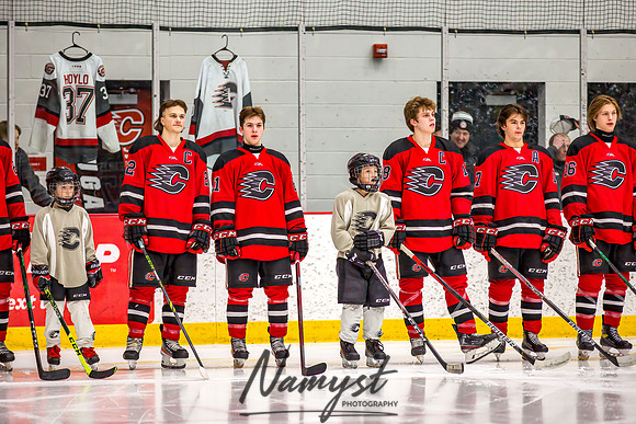 Centennial vs Blaine Varsity Hockey 012