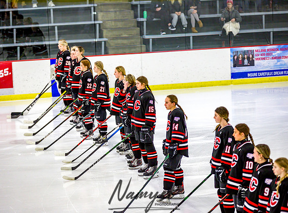Centennial-Spring Lake Park vs Rogers Girls Varsity Hockey 068