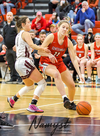 Centennial vs Anoka Girls Varsity Basketball 111