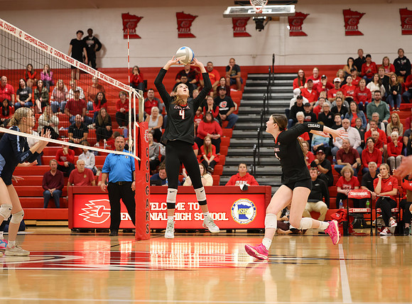 Centennial vs Blaine Girls Varsity Volleyball 281
