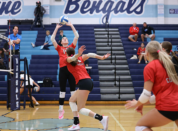 Centennial vs Blaine Girls Varsity Volleyball 109