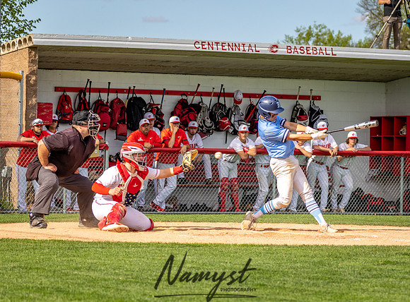 Centennial vs Blaine Varsity Baseball 245