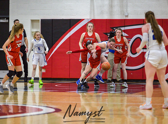 Centennial vs Cambridge-Isanti Girls Varsity Basketball 151