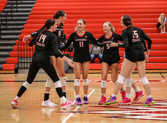 Centennial vs Mounds View Girls Varsity Volleyball 199