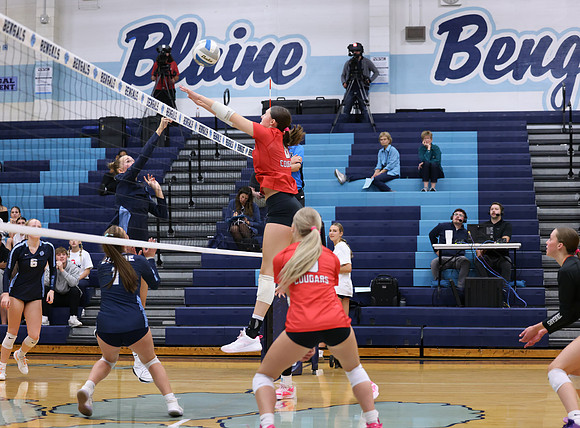 Centennial vs Blaine Girls Varsity Volleyball 107