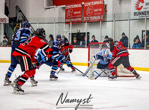 Centennial vs Blaine Varsity Hockey 170