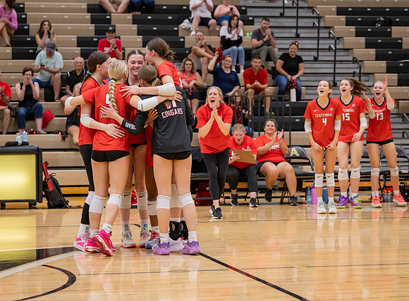 Centennial vs Andover Girls Varsity Volleyball 163