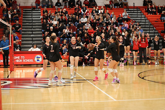 Centennial vs Coon Rapids Girls Varsity Volleyball 127