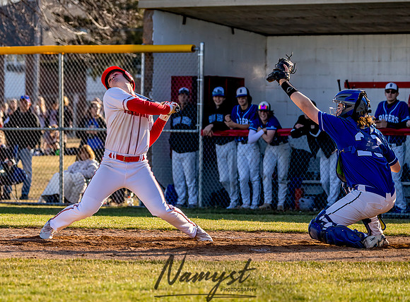Centennial vs Rogers Varsity Baseball 261
