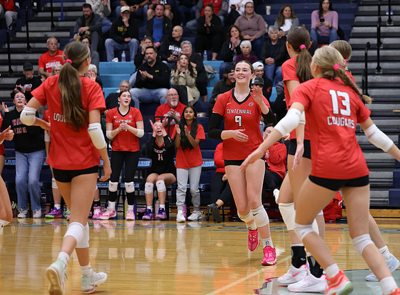 Centennial vs Blaine Girls Varsity Volleyball 66