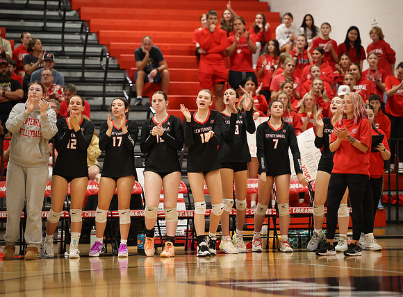 Centennial vs Blaine Girls Varsity Volleyball 83