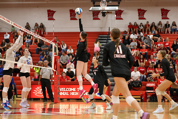 Centennial vs Cambridge-Isanti Girls Varsity Volleyball 123