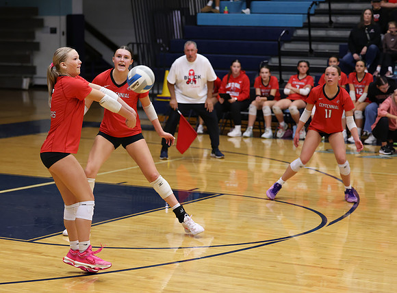Centennial vs Blaine Girls Varsity Volleyball 171