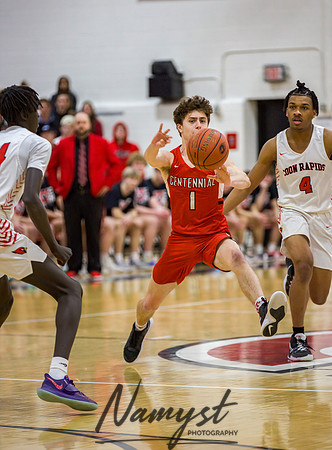 Centennial vs Coon Rapids Boys Varsity Basketball 011