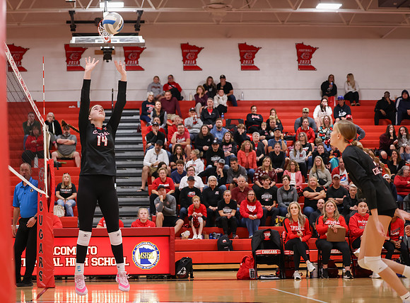 Centennial vs Hopkins Girls Varsity Volleyball 48
