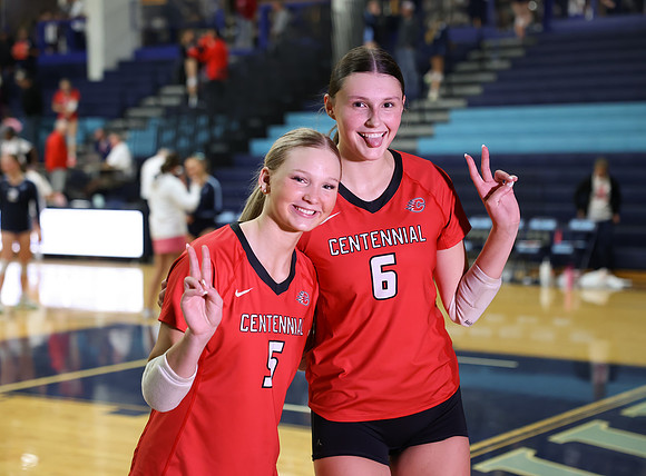 Centennial vs Blaine Girls Varsity Volleyball 261