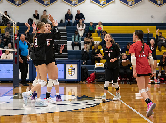 Centennial vs Totino-Grace Girls Varsity Volleyball 67