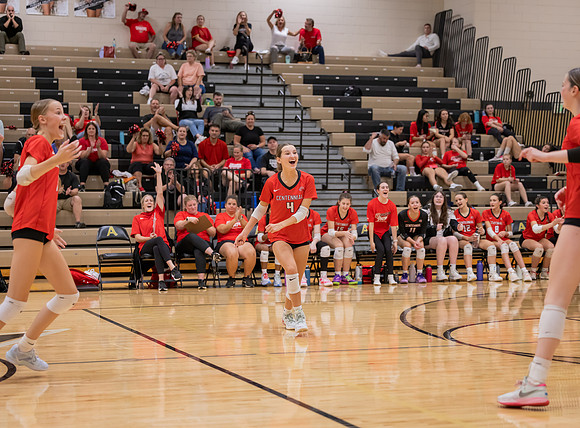 Centennial vs Andover Girls Varsity Volleyball 95
