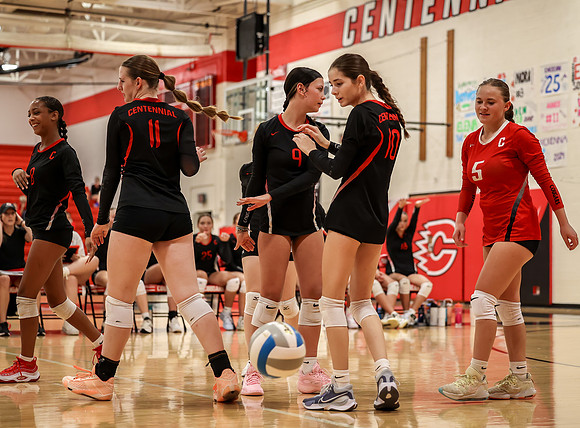 Centennial vs Mounds View Girls B Volleyball 73